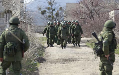 "Вежливые люди" в Крыму. Фото ИТАР-ТАСС